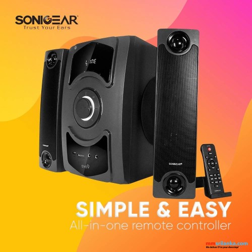 SONICGEAR EVO 9 BTMI BLUETOOTH MULTIMEDIA SPEAKER WITH WIRELESS MICROPHONE | FM RADIO (1Y)